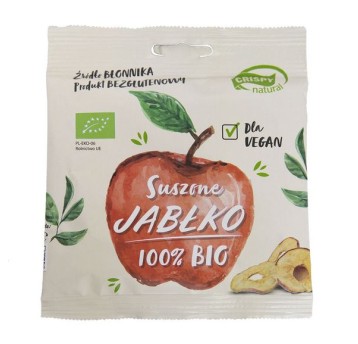 SUSZONE CHIPSY Z JABŁKA BIO 15G CRISPY NATURAL