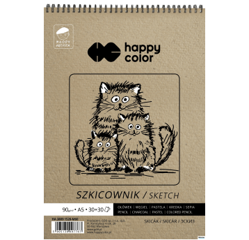 Szkicownik na spirali Młody Artysta, A5, 60 ark, 8