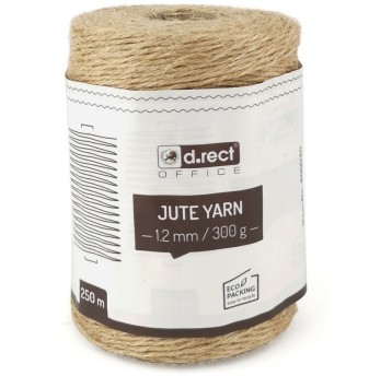 Sznurek jutowy 1.2mm / 250m szpula 300g. 800030 d.