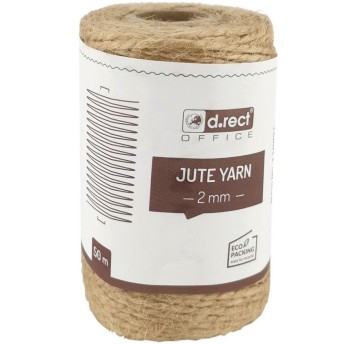 Sznurek jutowy 2mm / 50m szpula 800156 d.rect