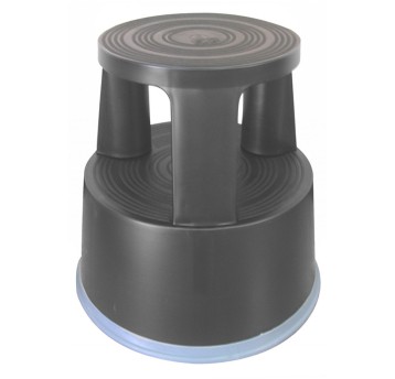 Taboret biurowy Q-CONNECT, mobilny, plastikowy, c