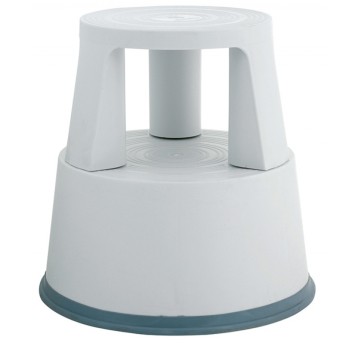 Taboret biurowy Q-CONNECT, mobilny, plastikowy, sz