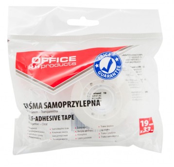 Taśma biurowa OFFICE PRODUCTS, 19mm, 33m, dyspens