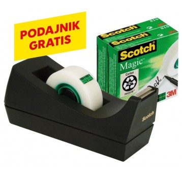 Taśma biurowa SCOTCH® Magic™ (SM3-12), matowa, z d