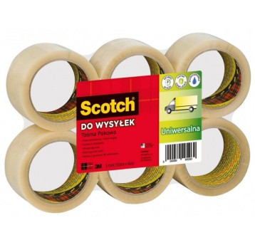 Taśma pakowa do wysyłek SCOTCH® Hot-melt (371), 5