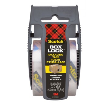 Taśma pakowa SCOTCH®Box Lock, z podajnikiem, 48mm