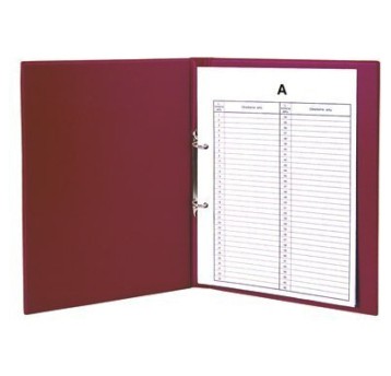 Teczka do akt osobowych 2 ringi Bordo TD-12-06 BI