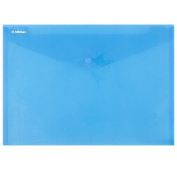 Teczka kopertowa DONAU zatrzask, PP, A4, 180mikr.
