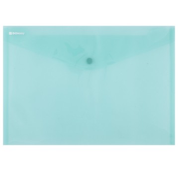 Teczka kopertowa DONAU zatrzask, PP, A4, 180mikr.