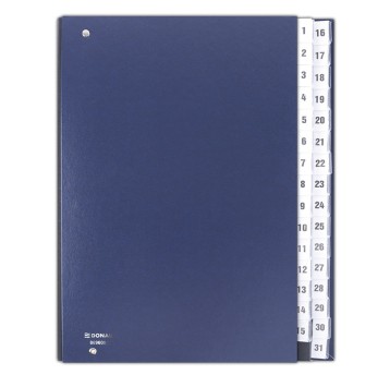 Teczka korespondencyjna DONAU, karton, A4, 1-31,