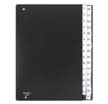 Teczka korespondencyjna DONAU, karton, A4, 1-31,