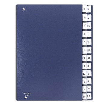 Teczka korespondencyjna DONAU, karton, A4, A-Z, g