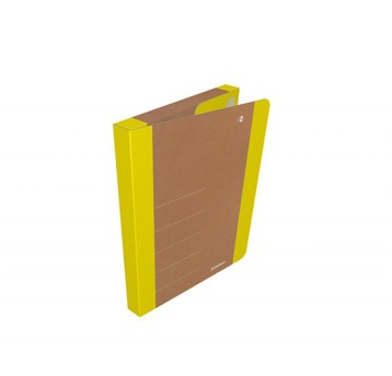 Teczka na rzepy DONAU LIFE, A4/3cm, żółta