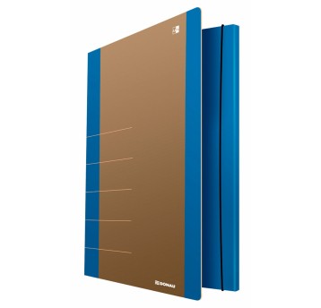 Teczka z gumką DONAU Life, Karton, A4, 500gsm, 3-
