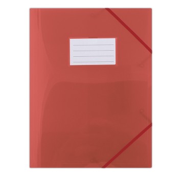 Teczka z gumką DONAU, PP, A4, 480mikr., 3-skrz.,