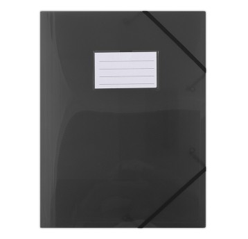 Teczka z gumką DONAU, PP, A4, 480mikr., 3-skrz., p