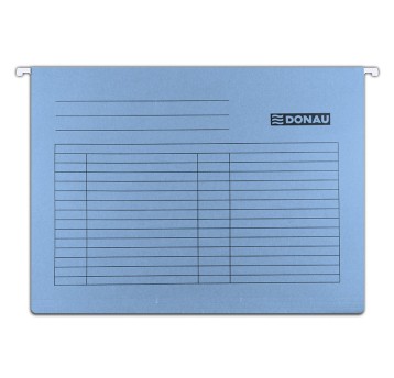 Teczka zawieszkowa DONAU, A4, 230gsm, niebieska