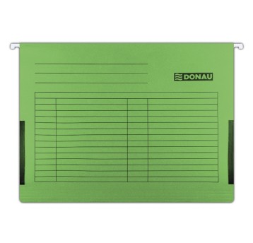 Teczka zawieszkowa DONAU z boczkami, A4, 230gsm,