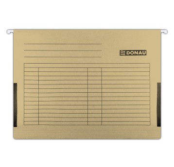 Teczka zawieszkowa DONAU z boczkami, A4, 230gsm,