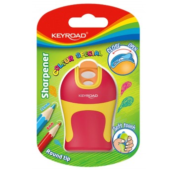 Temperówka KEYROAD Soft Touch, plastikowa, podwój