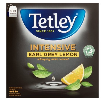 Tetley herbata EARL GREY 100t cytrynowa X