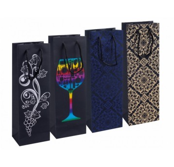 Torebka na alkohol DONAU HOME, 12x35,5x8cm, mix