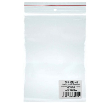 Torebka strunowa DONAU, PP, 40x60mm, 100szt., tra