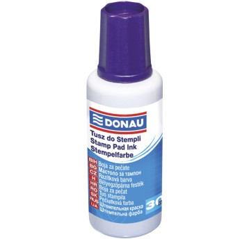 Tusz do pieczątek DONAU, 30ml, fioletowy