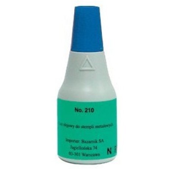 Tusz NORIS 210 metal niebieski 25ml do stempli me