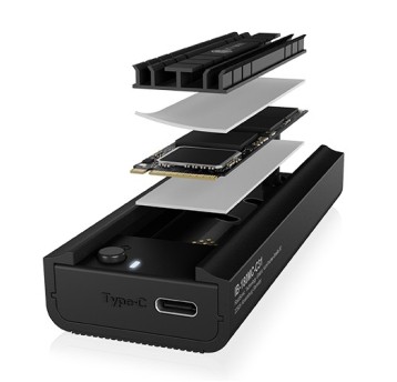 USB NVMe M.2 Stacja dokująca IB-180MC-C31 &SATA D