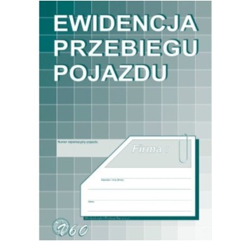 V-60 Ewidencja przebiegu pojazdu MICHALCZYK&PROKO