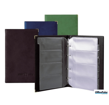 Wizytownik BIURFOL na 200 wizytówek alfabetyczny