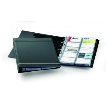 Wizytownik DURABLE VISIFIX 400 wizytówek grafitow