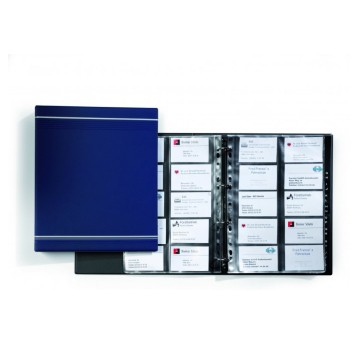 Wizytownik DURABLE VISIFIX 400 wizytówek granatow