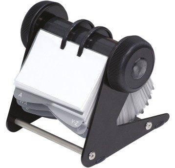 Wizytownik obrotowy DONAU, na 400 wizytówek, czar