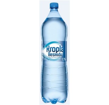 Woda KROPLA BESKIDU gazowana 1.5L zgrzewka