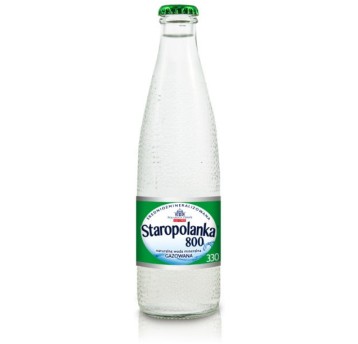 Woda STAROPOLANKA 800 gaz 0,33l szkło