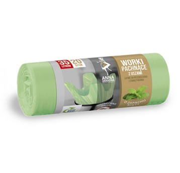 Worki ANNA ZARADNA, na śmieci z uszami, zapach