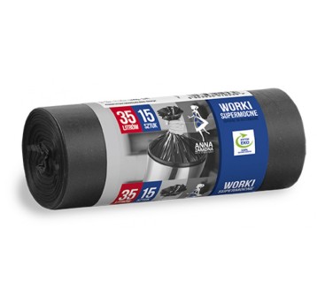 Worki na śmieci ANNA ZARADNA, supermocne, 35 l, 1