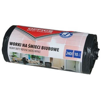 Worki na śmieci biurowe OFFICE PRODUCTS, mocne (L