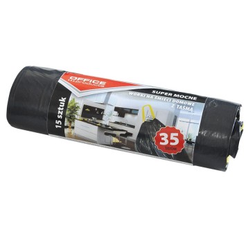 Worki na śmieci domowe z taśmą OFFICE PRODUCTS, s