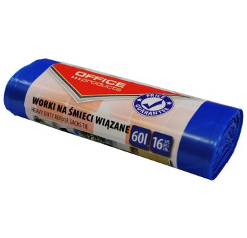 Worki na śmieci wiązane OFFICE PRODUCTS, premium