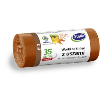 Worki z uszami STELLA, do segregacji odpadów bio,