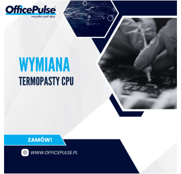 Wymiana termopasty i termopadów.