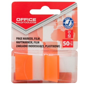 Zakładki indeksujące OFFICE PRODUCTS, PP, 25x43mm