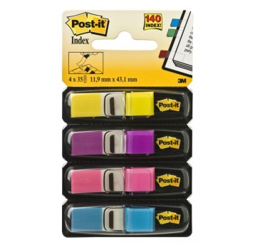 Zakładki indeksujące POST-IT® (683-4AB), PP, 12x4