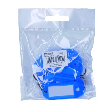 Zawieszki na klucze OFFICE 50x20mm 10szt nieb.