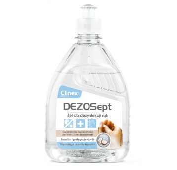 Żel do dezynfekcji rąk CLINEX Dezosept 500ml, wir