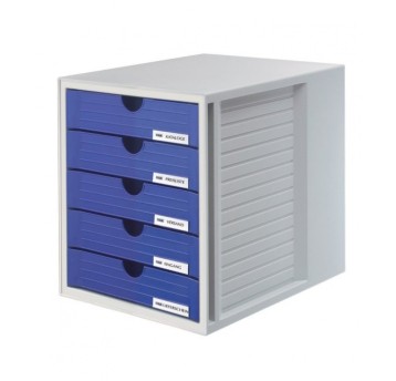 Zestaw 5 szufladek HAN System-Box, polistyren, A4