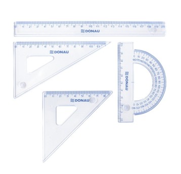 Zestaw geometryczny DONAU, mały, zawieszka, trans